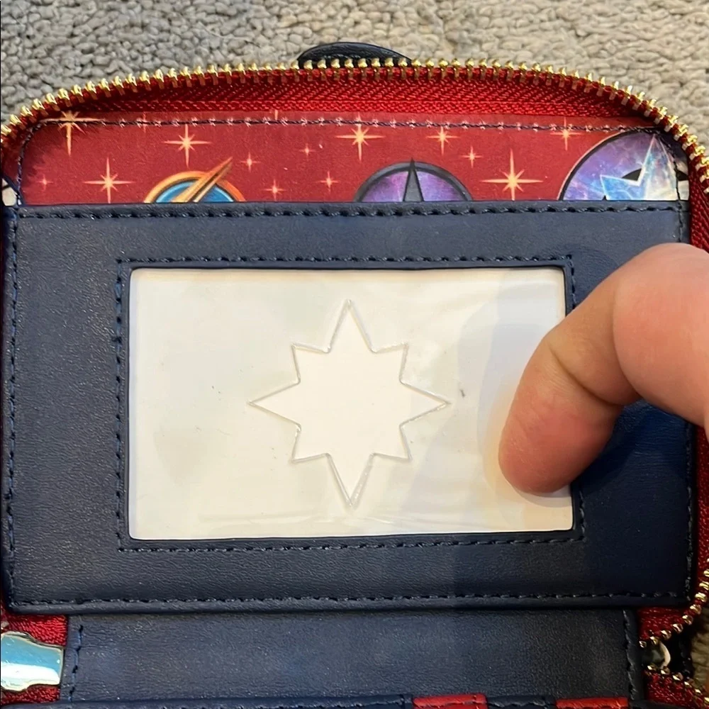 Loungefly Marvel Women's Wallet with Marvel Design NWT Glow in the Dark